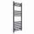 Straight Heated Towel Rail 1200x500mm Anthracite with manual heating element Masaccio By Dolce