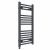 Straight Heated Towel Rail 800x400mm Anthracite with manual heating element Masaccio By Dolce