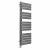 Flat Panel Designer Towel Radiator 1380mm x 500mm Gunmetal with Button Screen Thermostatic Heating element Tiziano By Dolce