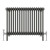 Raw Metal Quadruple Cast Iron Designer Radiator 600x830mm Vitale by Dolce
