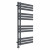 D shape Designer Towel Radiator 1200mm x 600mm Anthracite with Touch Screen Thermostatic Heating element Tiziano By Dolce