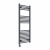 Curved Heated Towel Rail 1200x500mm Anthracite with Touch Screen Thermostatic Heating element Nebbia By Dolce