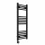 Straight Heated Towel Rail 1000x400mm Black with Touch Screen Thermostatic Heating element Masaccio By Dolce