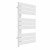 Flat Panel Designer Towel Radiator 824mm x 500mm White with manual heating element Tiziano By Dolce
