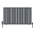 Anthracite Single Oval Panel Designer Radiator 600x1003mm - Altea by Dolce