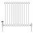 White Triple Cast Iron Designer Radiator 600x607mm Vitale by Dolce