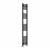 Black Straight Heated Towel Rail 1800x300 mm Calda by Dolce