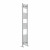 Chrome Straight Heated Towel Rail 1600x300 mm Calda by Dolce
