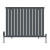 Anthracite Single Oval Panel Designer Radiator 600x767mm - Altea by Dolce