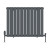 Anthracite Double Flat Panel Designer Radiator 600x748mm - Aurora by Dolce