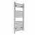 Straight Heated Towel Rail 800x400mm Chrome with manual heating element Masaccio By Dolce
