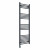 Straight Heated Towel Rail 1400x500mm Anthracite with WIFI Button Screen Thermostatic Heating element Masaccio By Dolce