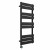 Flat Panel Heated Towel Rail 1000x450mm 9 Ladder Black with WIFI Button Screen Thermostatic Heating element Solare By Dolce