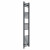 Straight Heated Towel Rail 1600x300mm Anthracite with manual heating element Masaccio By Dolce