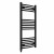 Curved Heated Towel Rail 1000x500mm Black with manual heating element Nebbia By Dolce