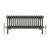 Raw Metal Quadruple Cast Iron Designer Radiator 300x830mm Vitale by Dolce