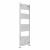 Chrome Curved Heated Towel Rail 1800x600 mm Benessere by Dolce