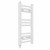 Curved Heated Towel Rail 600x300mm White with manual heating element Nebbia By Dolce