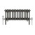 Raw Metal Quadruple Cast Iron Designer Radiator 300x695mm Vitale by Dolce