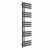 D shape Designer Towel Radiator 1600mm x 450mm Anthracite with manual heating element Tiziano By Dolce