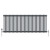 Anthracite Double Cast Iron Designer Radiator 600x1460mm - Vitale by Dolce