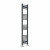 Anthracite Curved Heated Towel Rail 1400x300 mm Benessere by Dolce