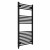 Straight Heated Towel Rail 1200x600mm Black with manual heating element Masaccio By Dolce