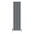 Anthracite Single Oval Panel Designer Radiator 1800x472mm - Altea by Dolce