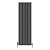 Black Double Flat Panel Designer Radiator 1800x544mm - Aurora by Dolce