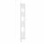 Straight Heated Towel Rail 1800x300mm White with Touch Screen Thermostatic Heating element Masaccio By Dolce