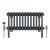 Anthracite Quadruple Cast Iron Designer Radiator 300x605mm Vitale by Dolce