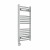 Curved Heated Towel Rail 800x400mm Chrome with Touch Screen Thermostatic Heating element Nebbia By Dolce
