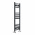 Anthracite Curved Heated Towel Rail 1000x300 mm Benessere by Dolce