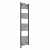 Curved Heated Towel Rail 1800x500mm Anthracite with WIFI Button Screen Thermostatic Heating element Nebbia By Dolce