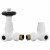 White Corner Thermostatic Radiator Valve Set Serafino by Venice
