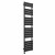 Flat Panel Heated Towel Rail 1800x450mm Black with WIFI Button Screen Thermostatic Heating element Solare By Dolce