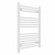 Straight Heated Towel Rail 800x600mm White with manual heating element Masaccio By Dolce