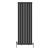 Black Double Flat Panel Designer Radiator 1600x544mm - Aurora by Dolce