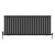 Black Double Flat Panel Designer Radiator 600x1428mm - Aurora by Dolce