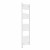 Straight Heated Towel Rail 1800x500mm White with Touch Screen Thermostatic Heating element Masaccio By Dolce