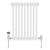 White Double Cast Iron Designer Radiator 600x425mm - Vitale by Dolce