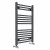Anthracite Straight Heated Towel Rail 800x500 mm Calda by Dolce