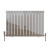 Chrome Single Flat Panel Designer Radiator 600x884mm - Aurora by Dolce