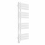 D shape Designer Towel Radiator 1200mm x 450mm White with Touch Screen Thermostatic Heating element Tiziano By Dolce
