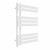 D shape Designer Towel Radiator 800mm x 600mm White with manual heating element Tiziano By Dolce