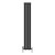 Black Double Flat Panel Designer Radiator 1800x272mm - Aurora by Dolce