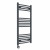 Curved Heated Towel Rail 1000x500mm Anthracite with Touch Screen Thermostatic Heating element Nebbia By Dolce