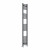 Anthracite Curved Heated Towel Rail 1800x300 mm Benessere by Dolce
