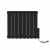 Black Oil Filled Radiator with WiFi 575x688 mm Ventoso By Dolce