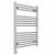 Straight Heated Towel Rail 800x600mm Chrome with Touch Screen Thermostatic Heating element Masaccio By Dolce